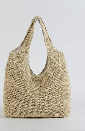 2023 Fashion Rattan Women Shoulder Bags Wikcer Woven Female Handbags Large Capacity Summer Beach